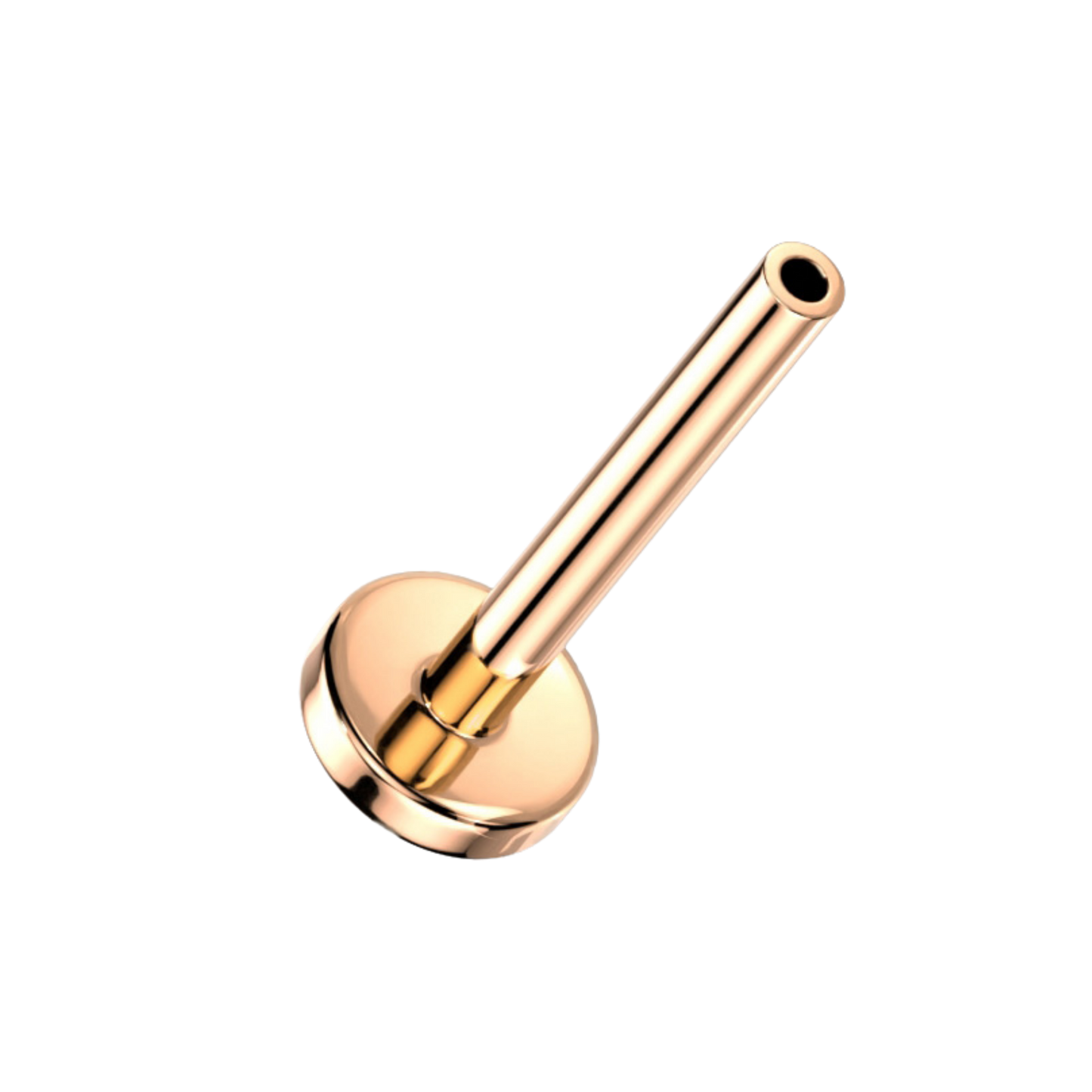Titanium Threadless Flat Back Post - 4mm