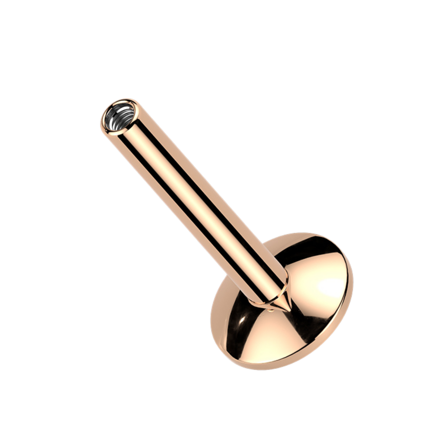 4mm Titanium Threaded Convex Flatback Post