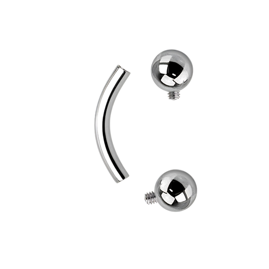Titanium Curved Barbell