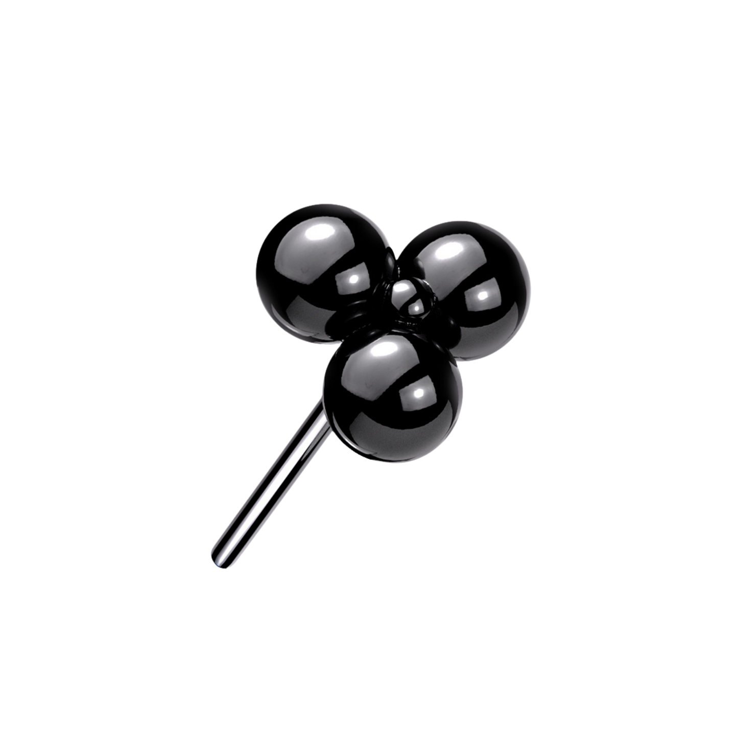 Titanium Threadless Trinity Ball Cluster Top