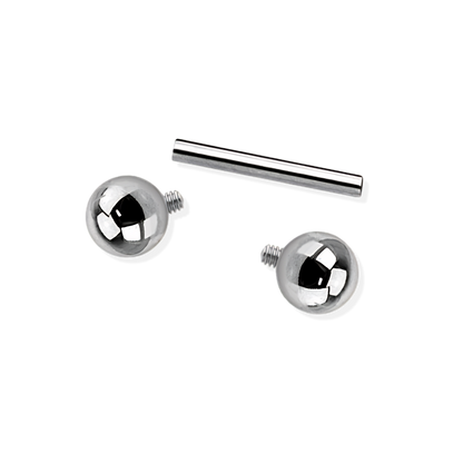Titanium Straight Barbell