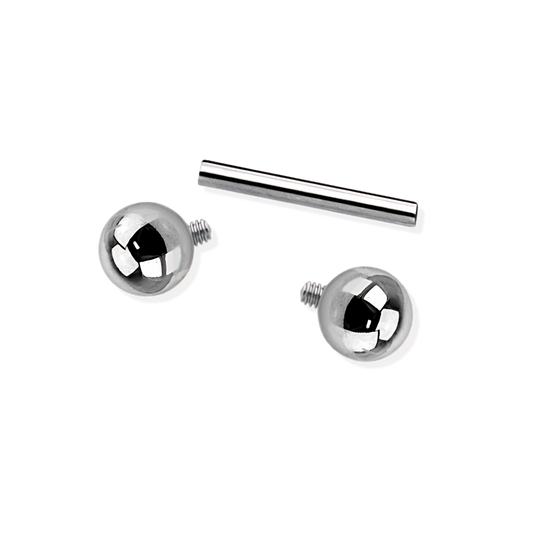 Titanium Straight Barbell