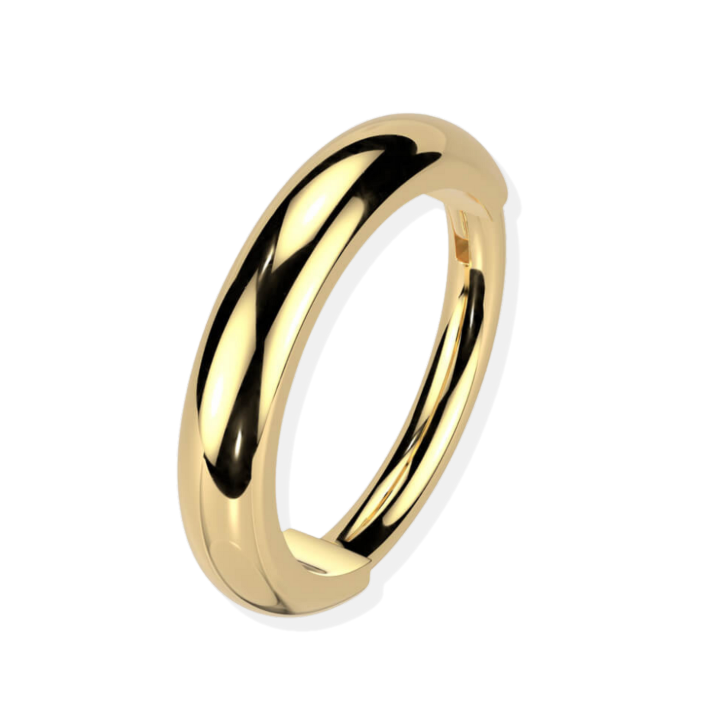 Titanium Dome Front Hinged Segment Ring