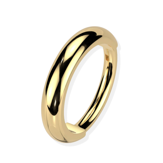 Titanium Dome Front Hinged Segment Ring