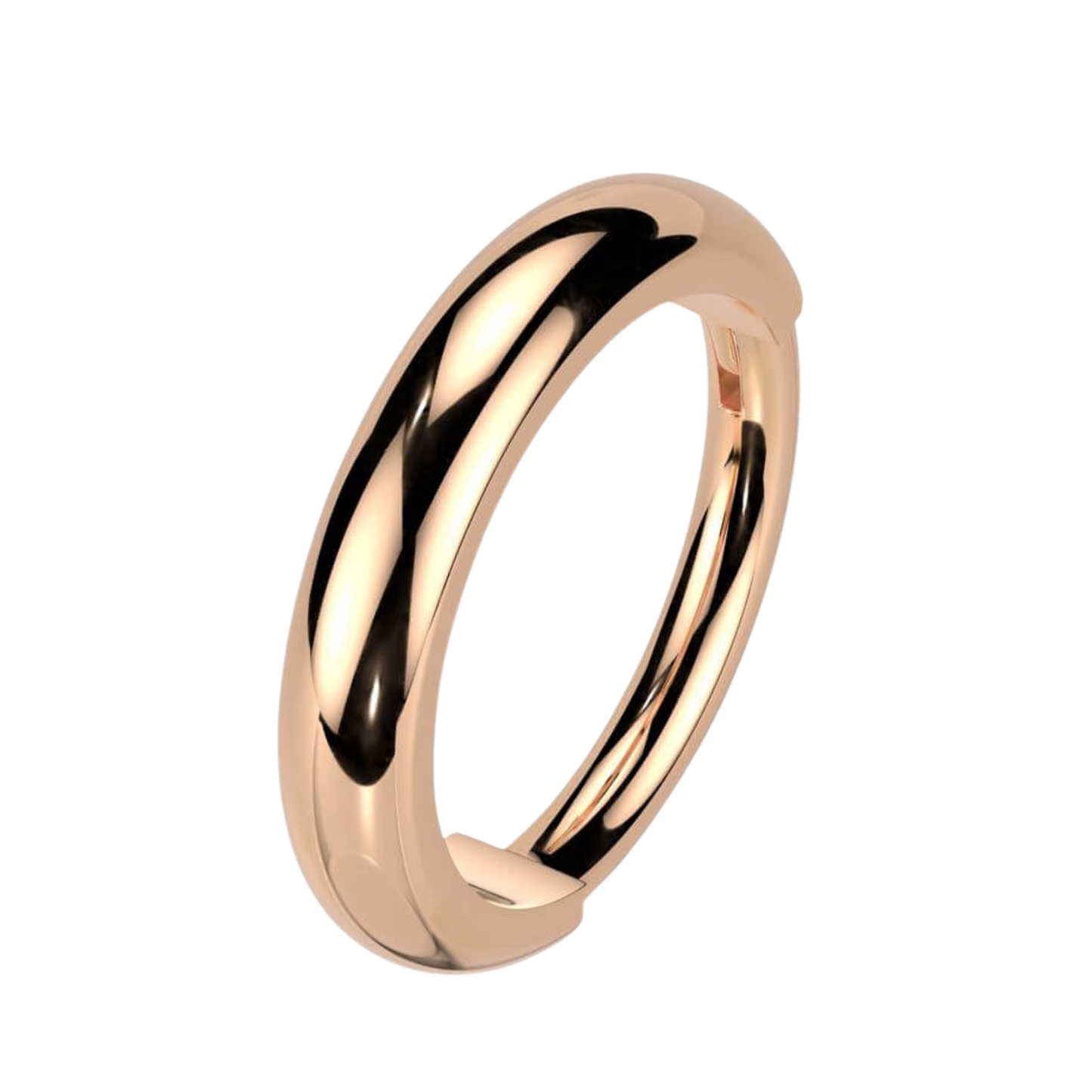 Titanium Dome Front Hinged Segment Ring