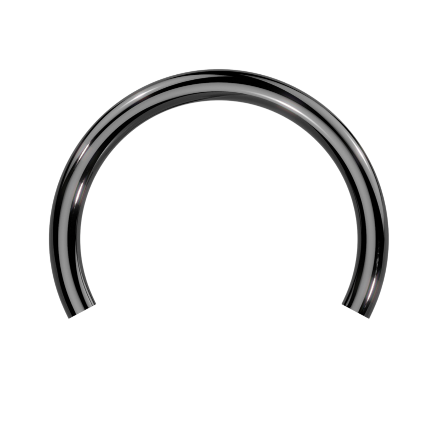 Titanium Threadless Horseshoe Barbell