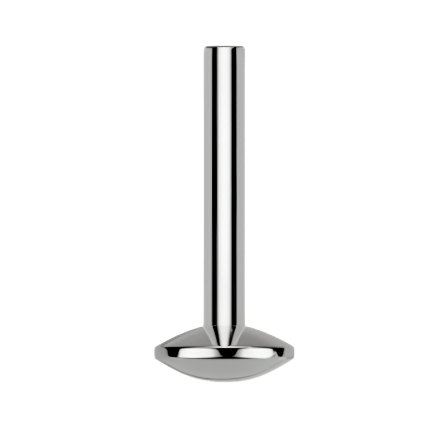 4mm Titanium Threaded Convex Flatback Post