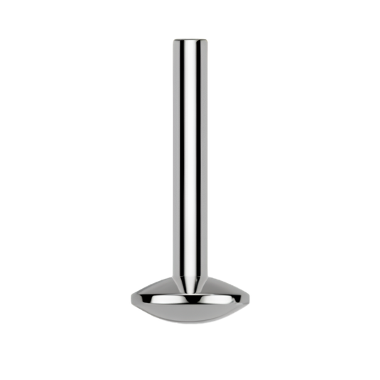 4mm Titanium Threaded Convex Flatback Post