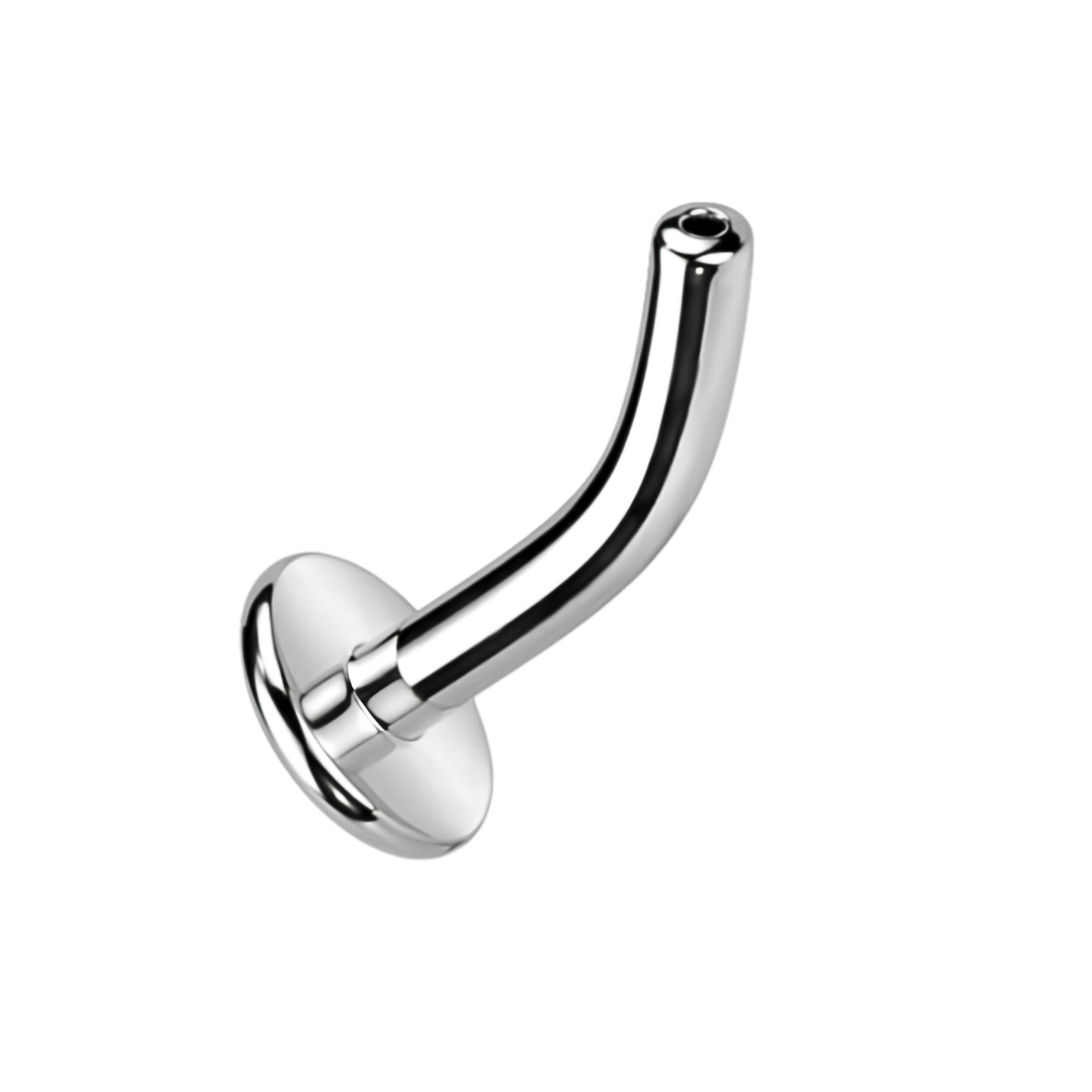 Titanium Threadless Floating Navel Curved Post