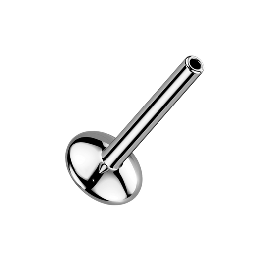 Titanium Threadless Convex Flat Back Post