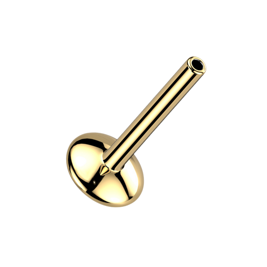 Titanium Threadless Convex Flat Back Post