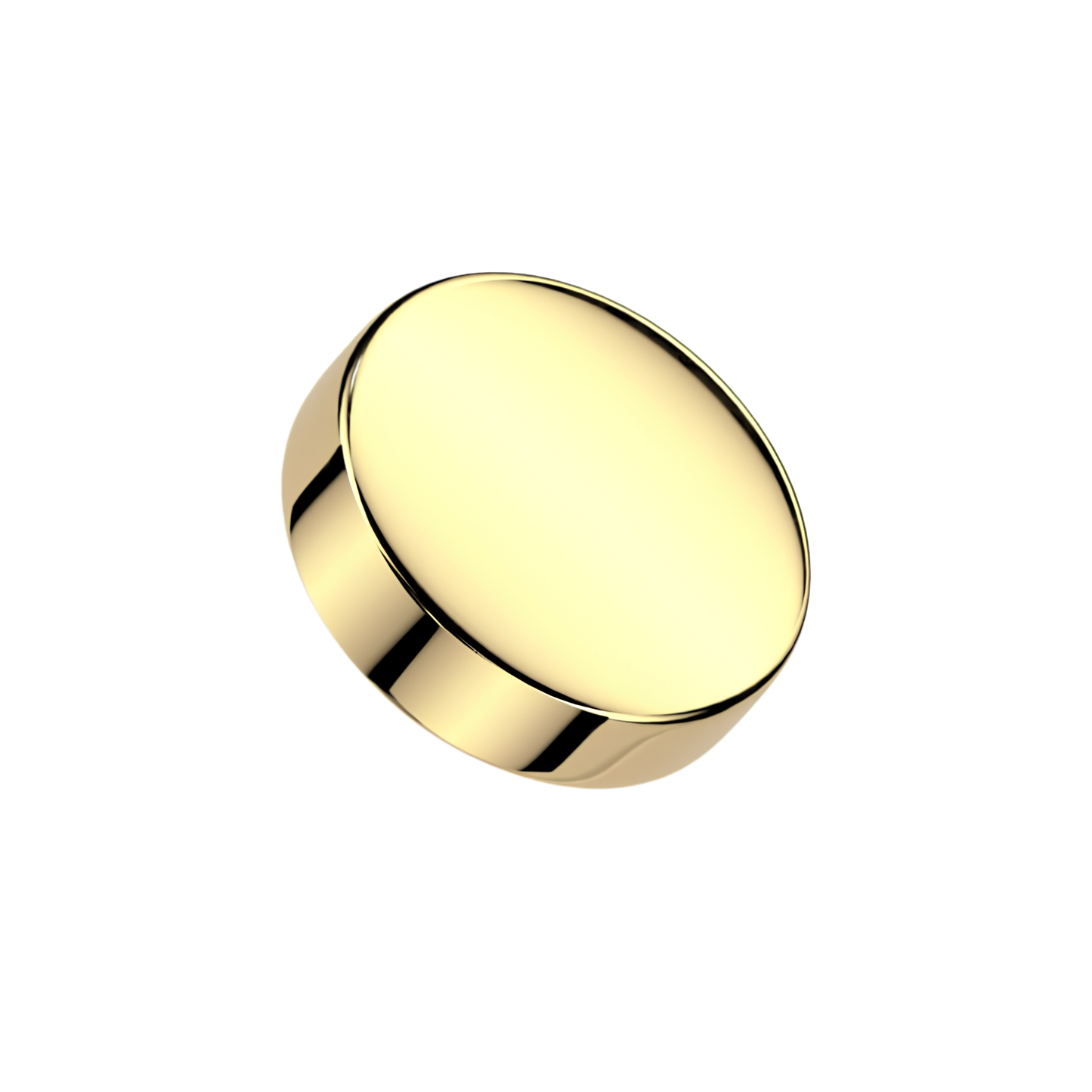 Titanium Internally Threaded Flat Top
