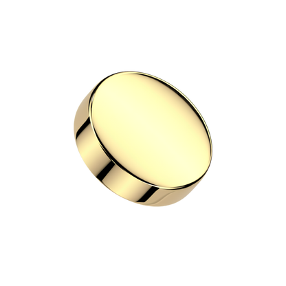 Titanium Internally Threaded Flat Top