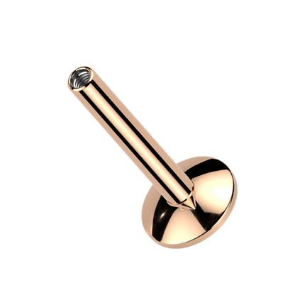 4mm Titanium Threaded Convex Flatback Post