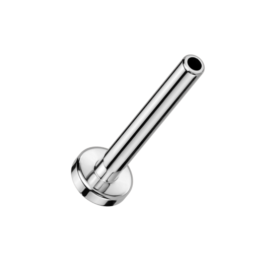 Titanium Threadless Flat Back Post - 2.5mm