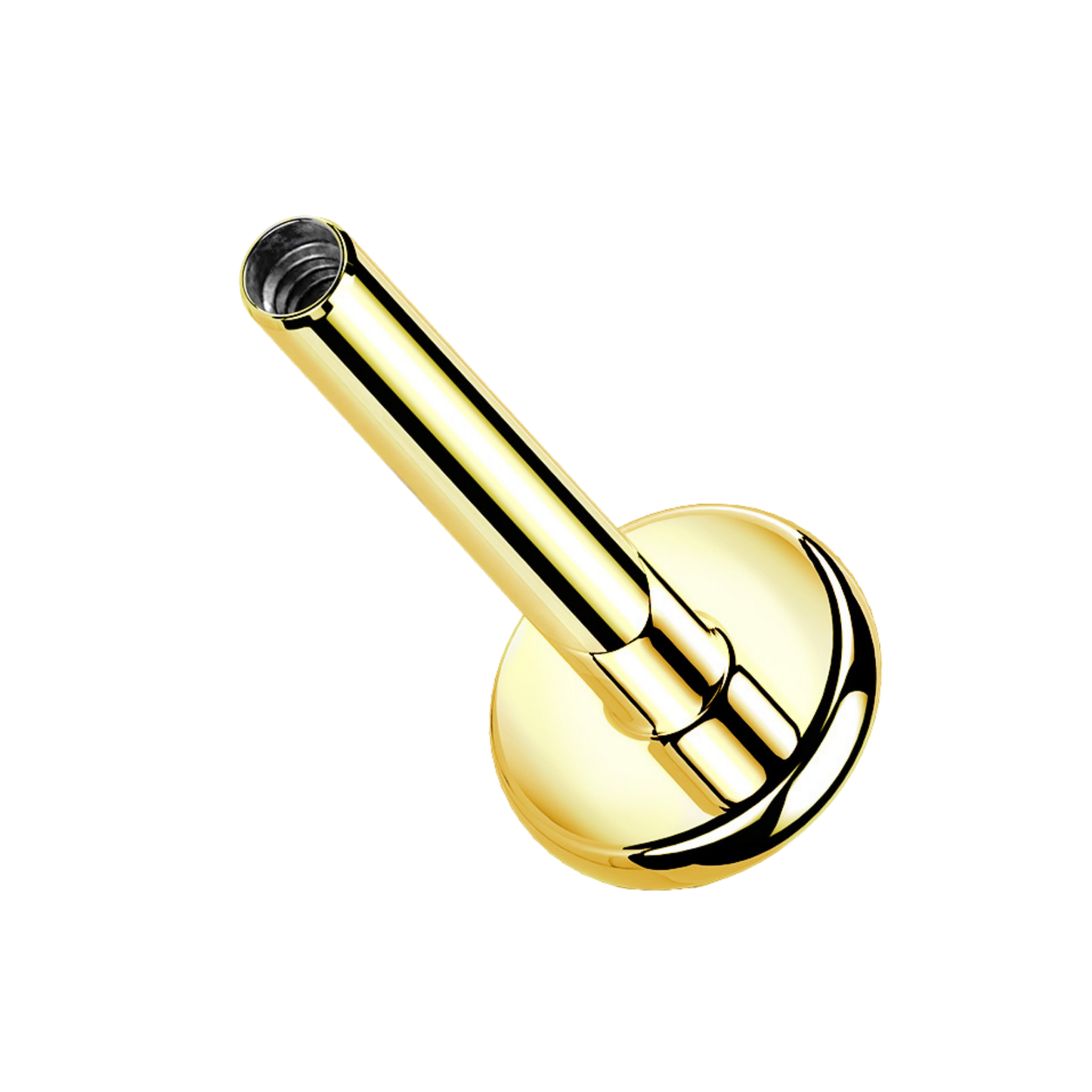 4mm Titanium Threaded Flatback Post