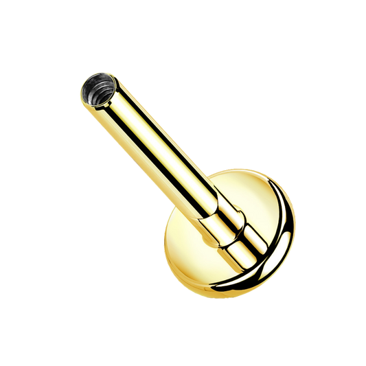4mm Titanium Threaded Flatback Post