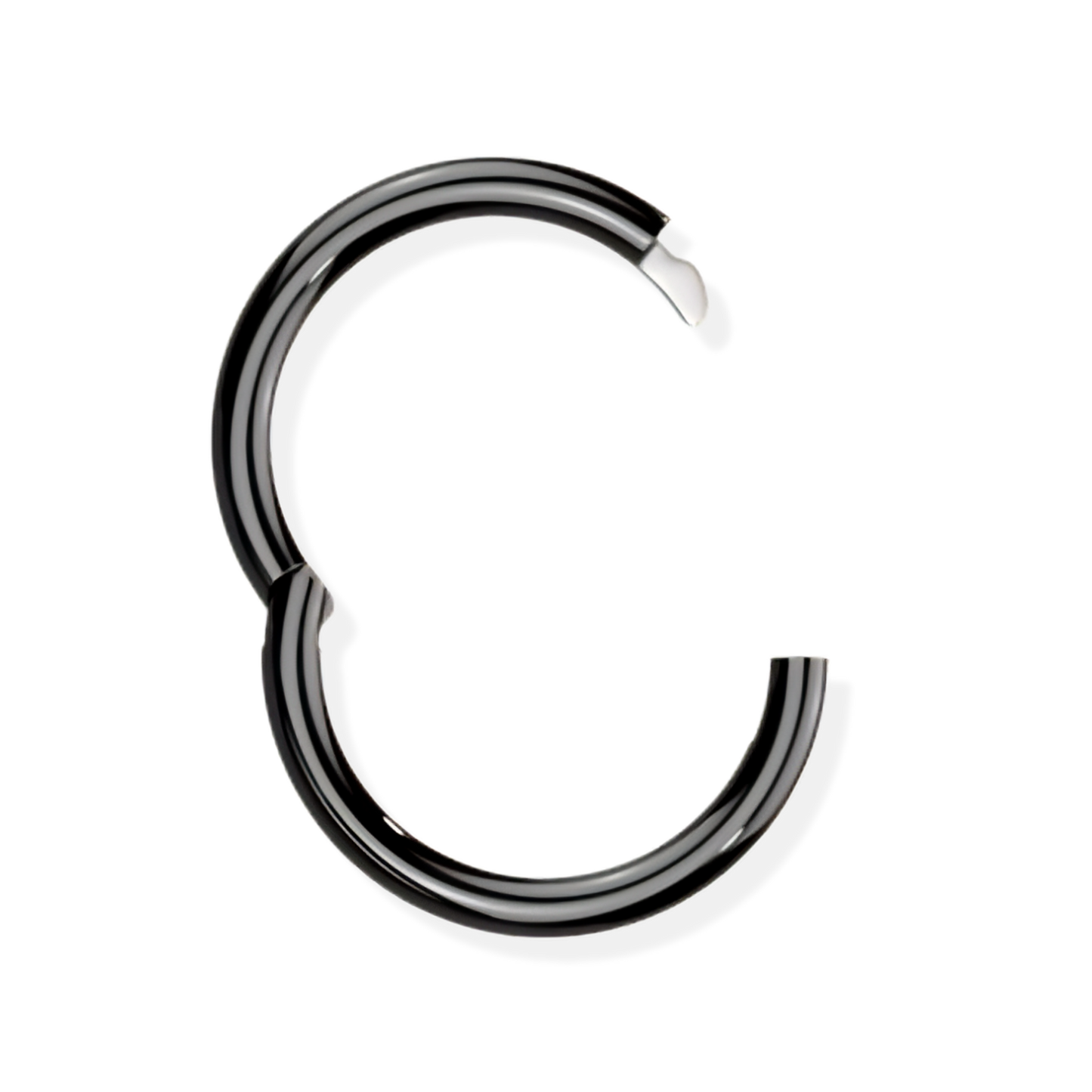 Titanium Hinged Segment Ring - Hook Closure