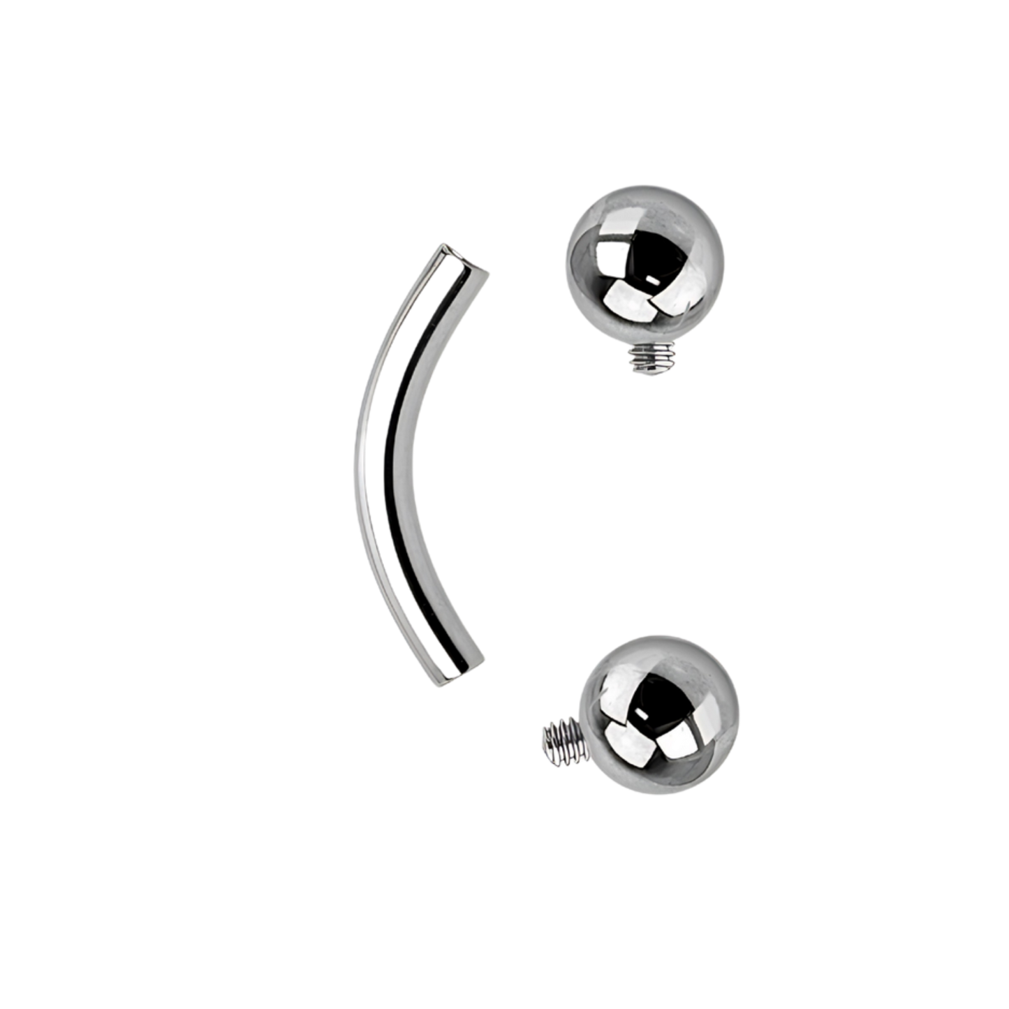 Titanium Curved Barbell