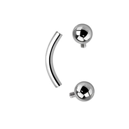 Titanium Curved Barbell