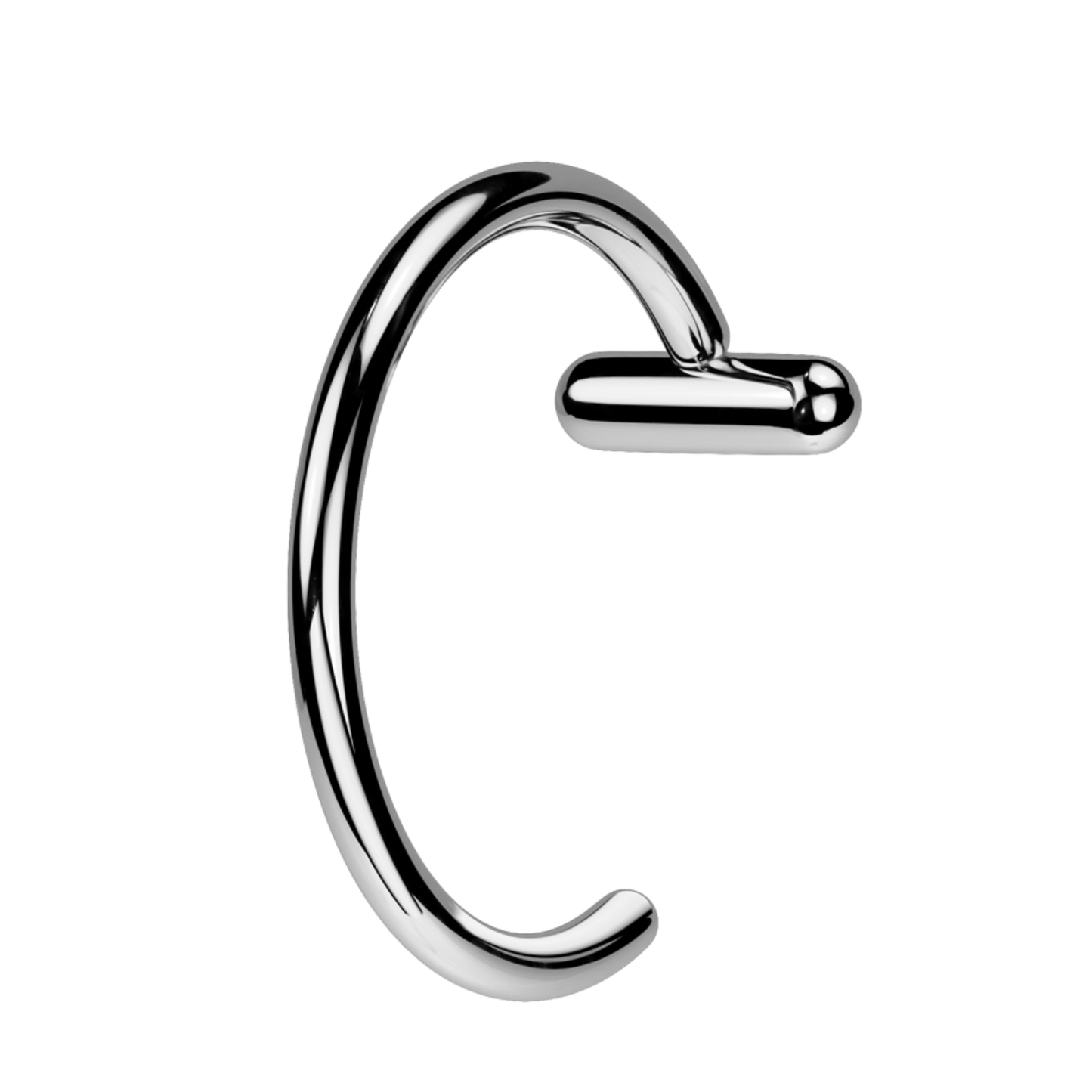 Titanium Nose Hoop Ring With T-Bar
