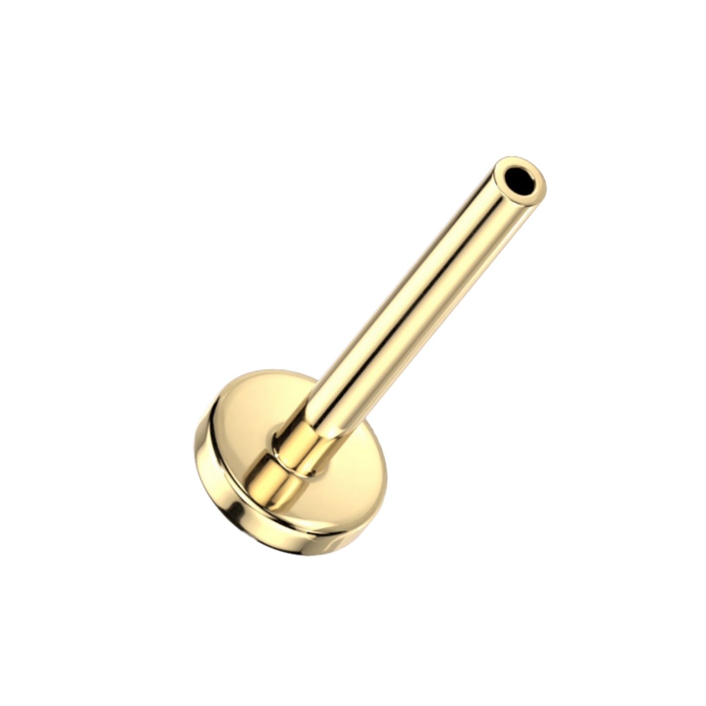 Titanium Threadless Flat Back Post - 4mm